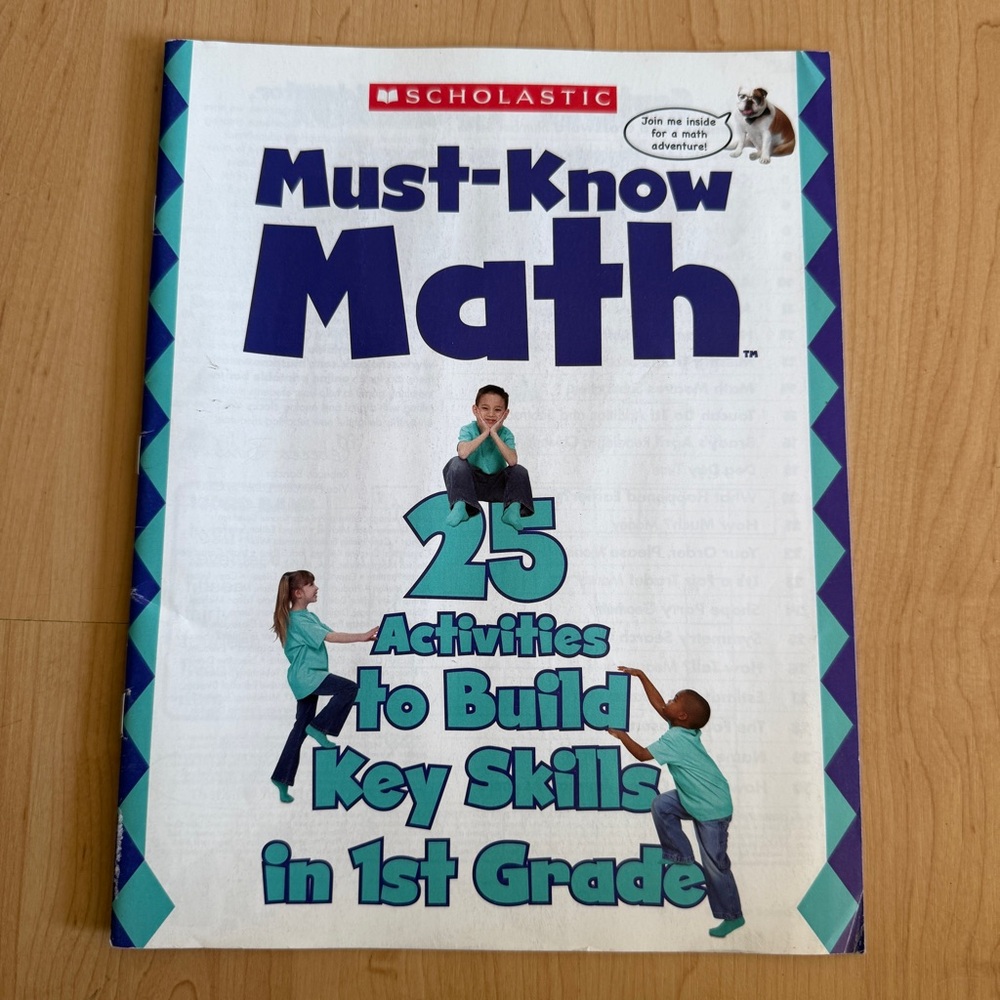 NEW Scholastic Must-Know Math: 25 Activities to Build Key Skills in 1st Grade